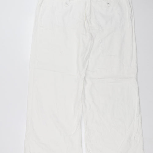 NEXT Womens White   Trousers  Size 16 L29 in