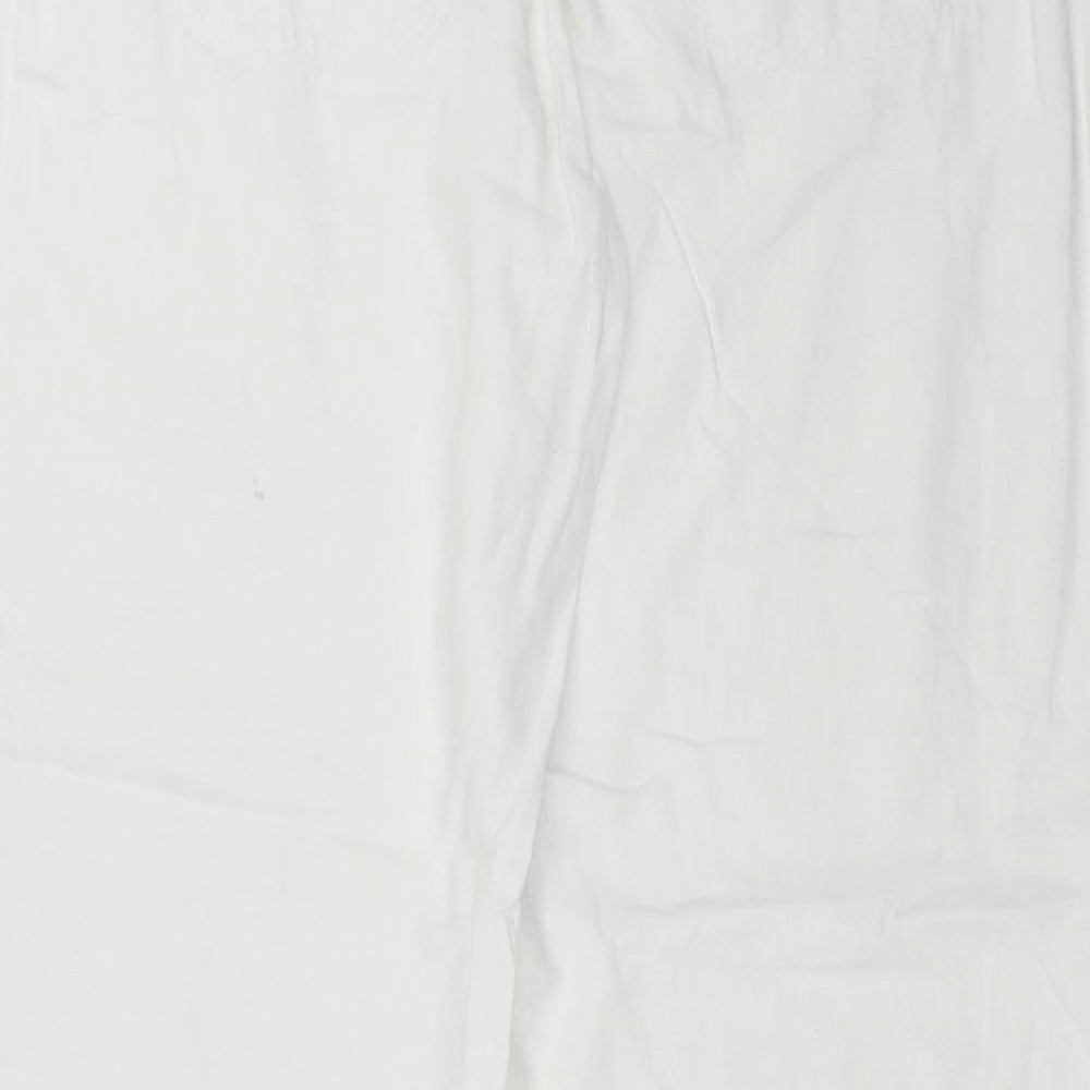 NEXT Womens White   Trousers  Size 16 L29 in