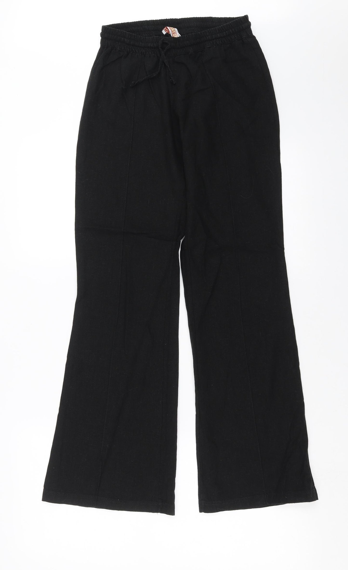 2 unreal Womens Black   Trousers  Size 8 L30 in
