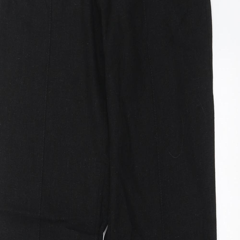 2 unreal Womens Black   Trousers  Size 8 L30 in