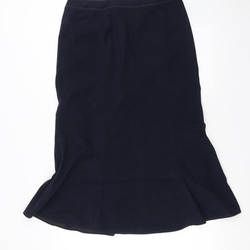 BERKETEX Womens Blue   Trumpet Skirt Size 12