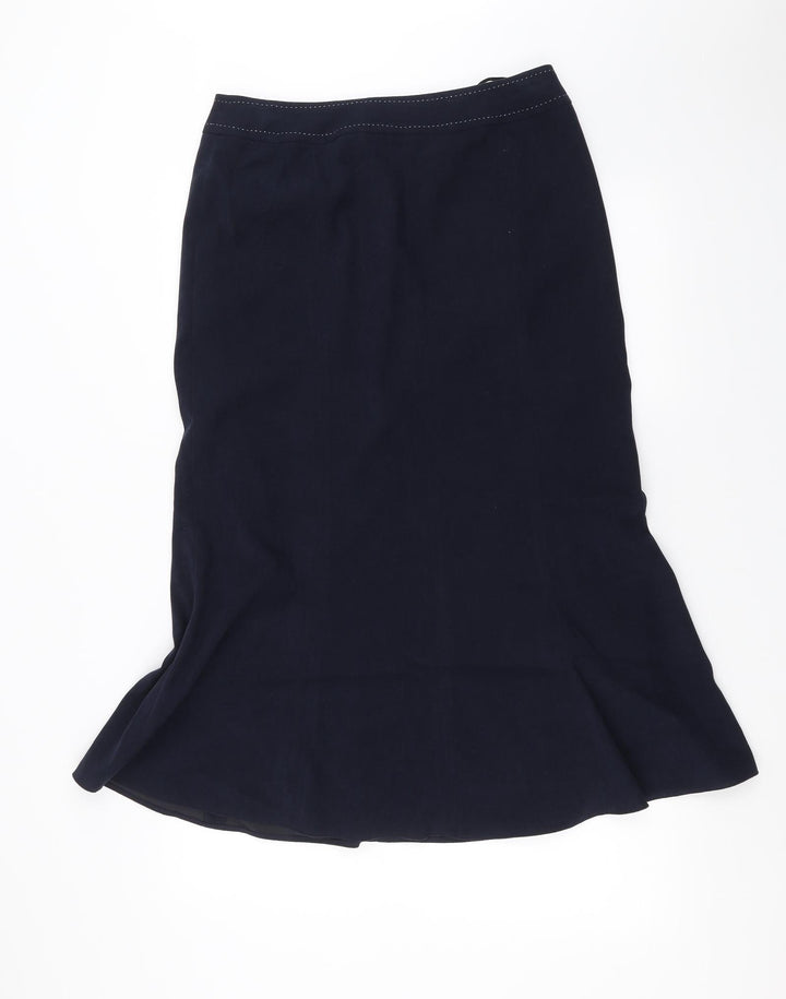 BERKETEX Womens Blue   Trumpet Skirt Size 12