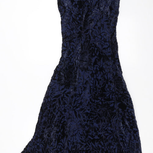 EAST Womens Blue Floral  Shift  Size 8