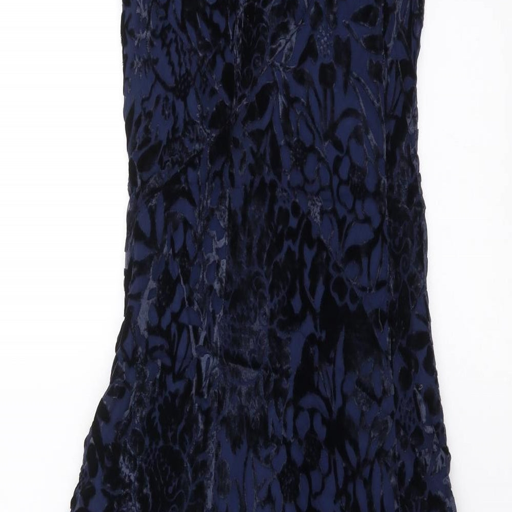 EAST Womens Blue Floral  Shift  Size 8