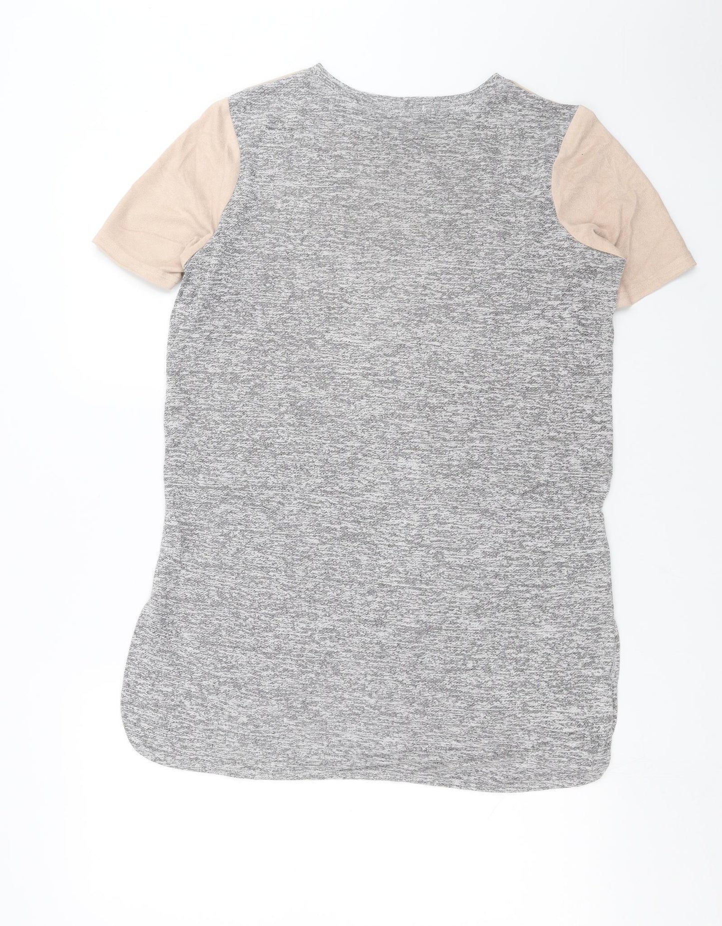 River Island Womens Grey   Basic T-Shirt Size 8