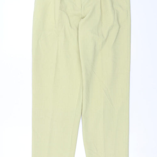 isabell Womens Green   Trousers  Size 12 L30 in