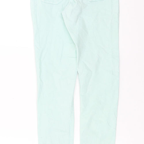 SINSAY Womens Green  Denim Skinny Jeans Size 2XS L27 in
