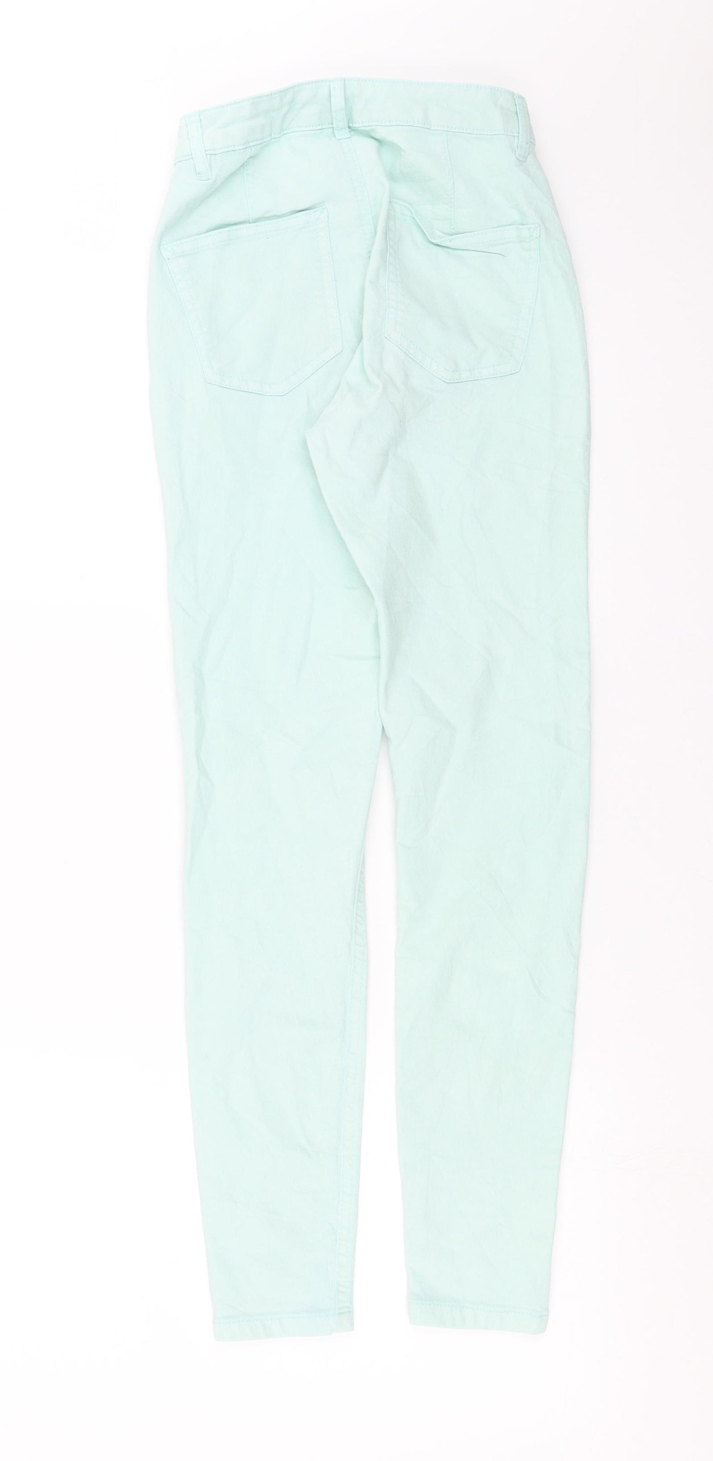 SINSAY Womens Green  Denim Skinny Jeans Size 2XS L27 in