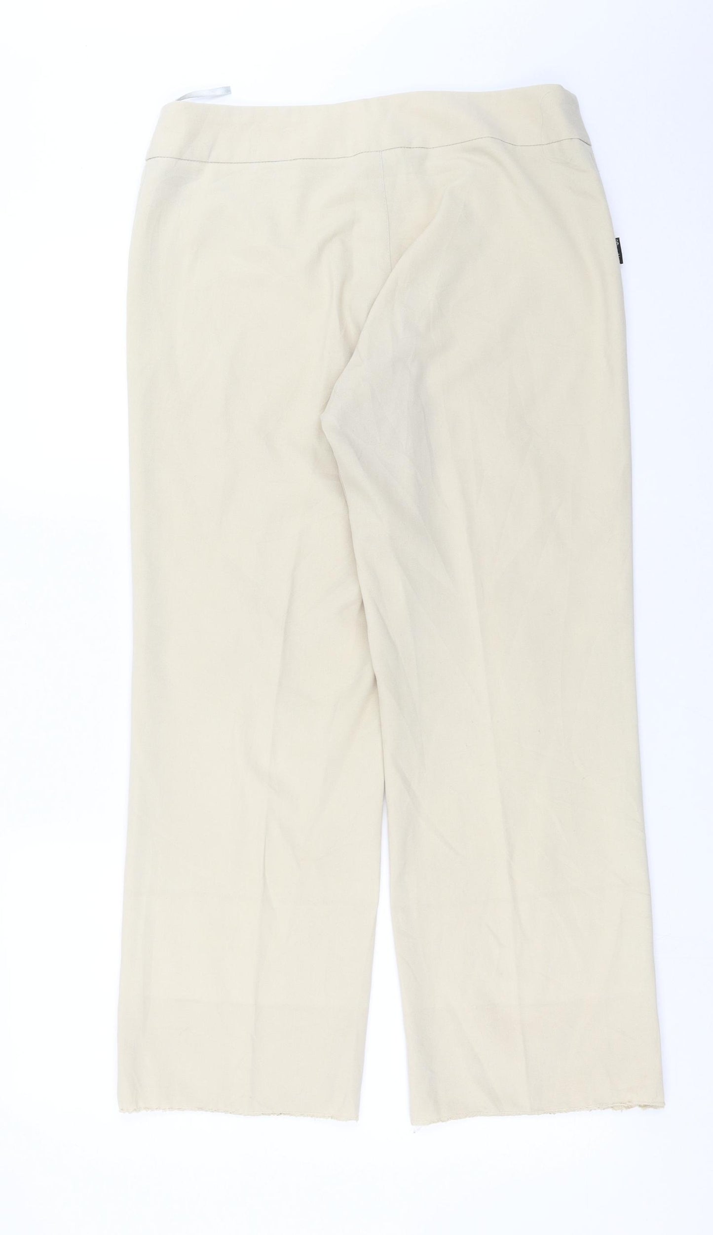BOGTEX Womens Beige   Trousers  Size 14 L27 in