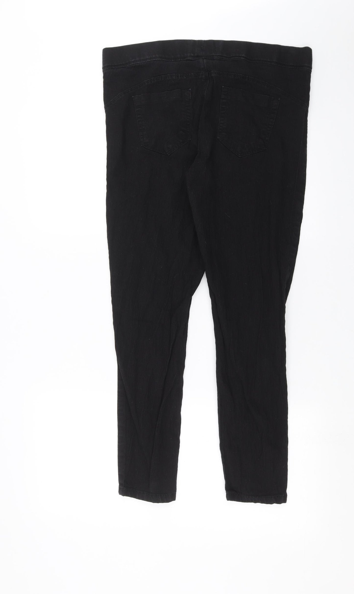 Primark Womens Black  Denim Jegging Jeans Size 16 L27 in