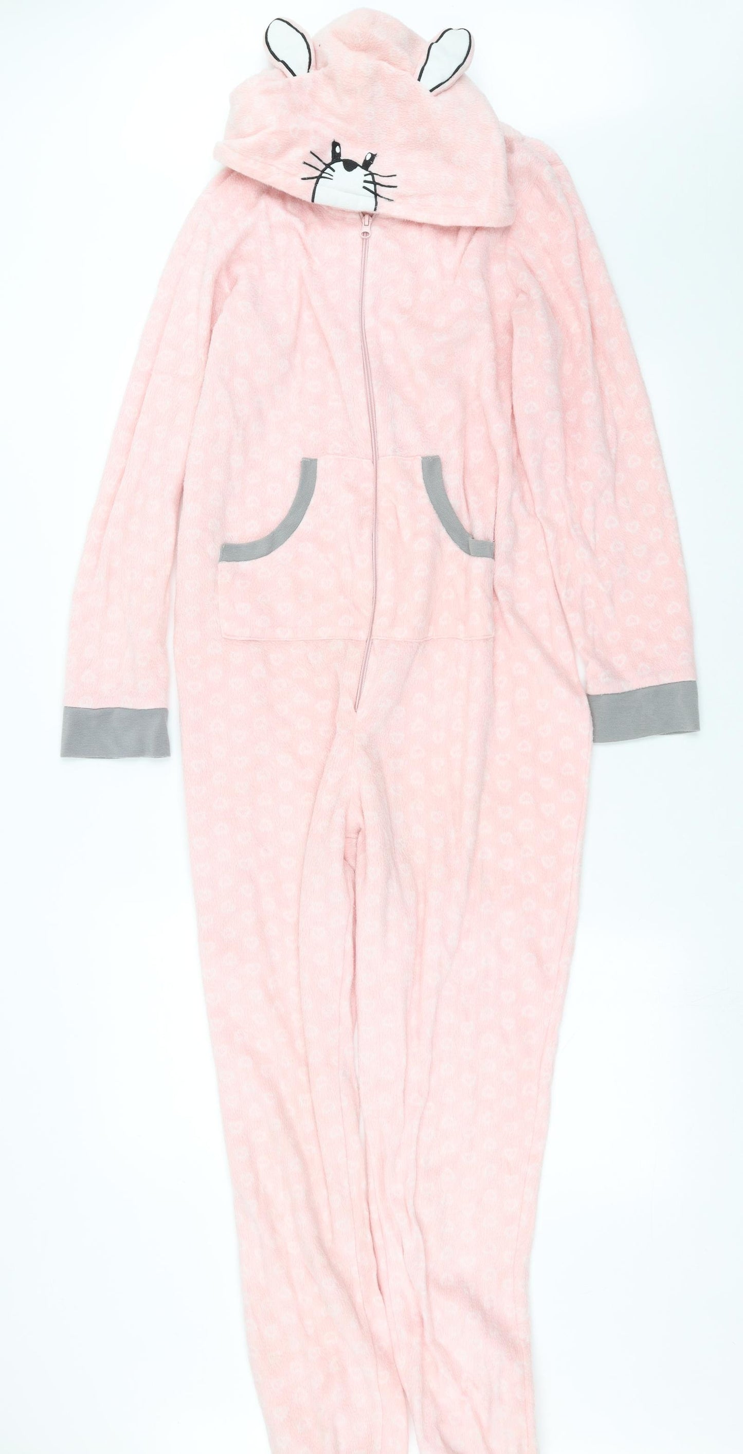Avenue Womens Pink Geometric  Top One Piece Size L  - onesie