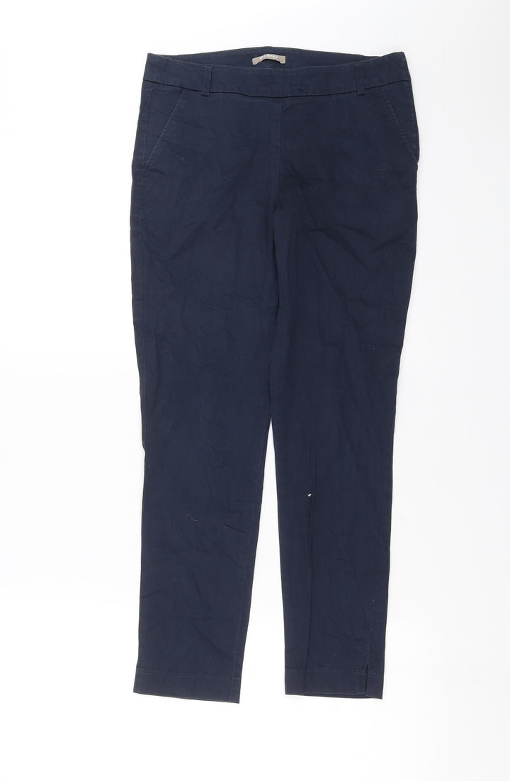 ORSAY Womens Blue Trousers Size 28 in L25 in