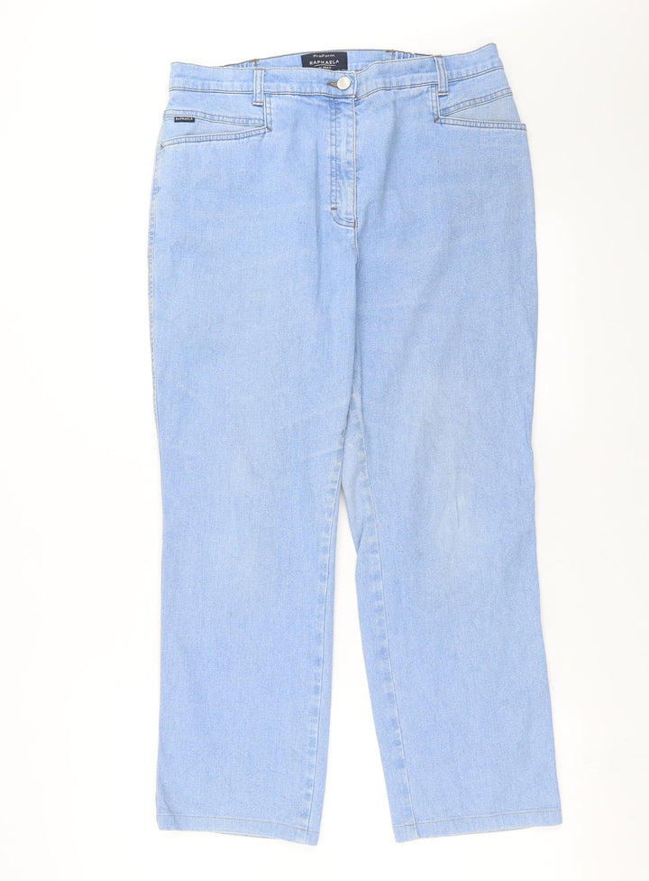 BRAX Womens Blue Denim Straight Jeans Size 34 in L26 in