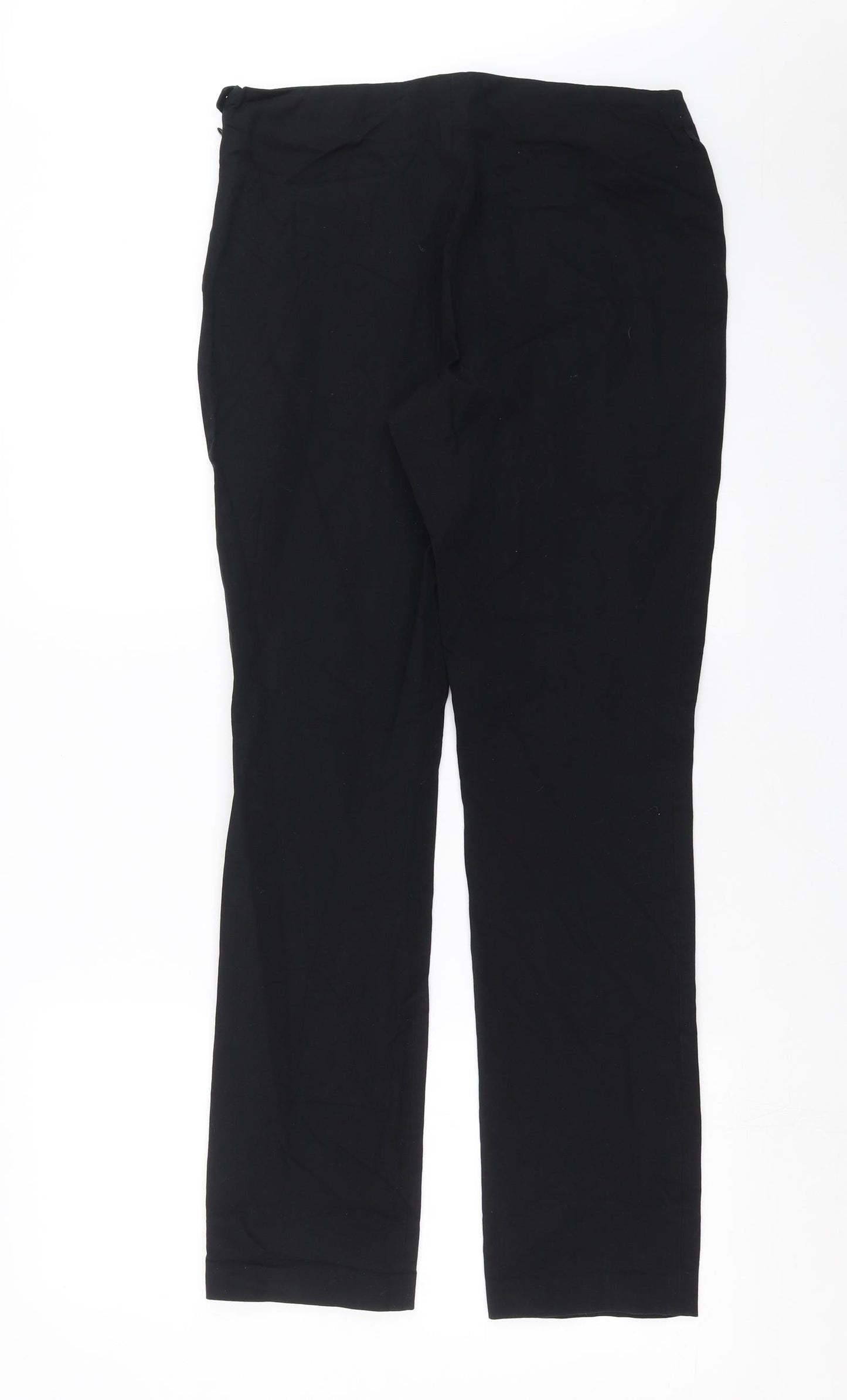 The White Company Womens Black   Trousers  Size 12 L30 in