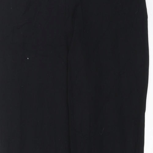 The White Company Womens Black   Trousers  Size 12 L30 in
