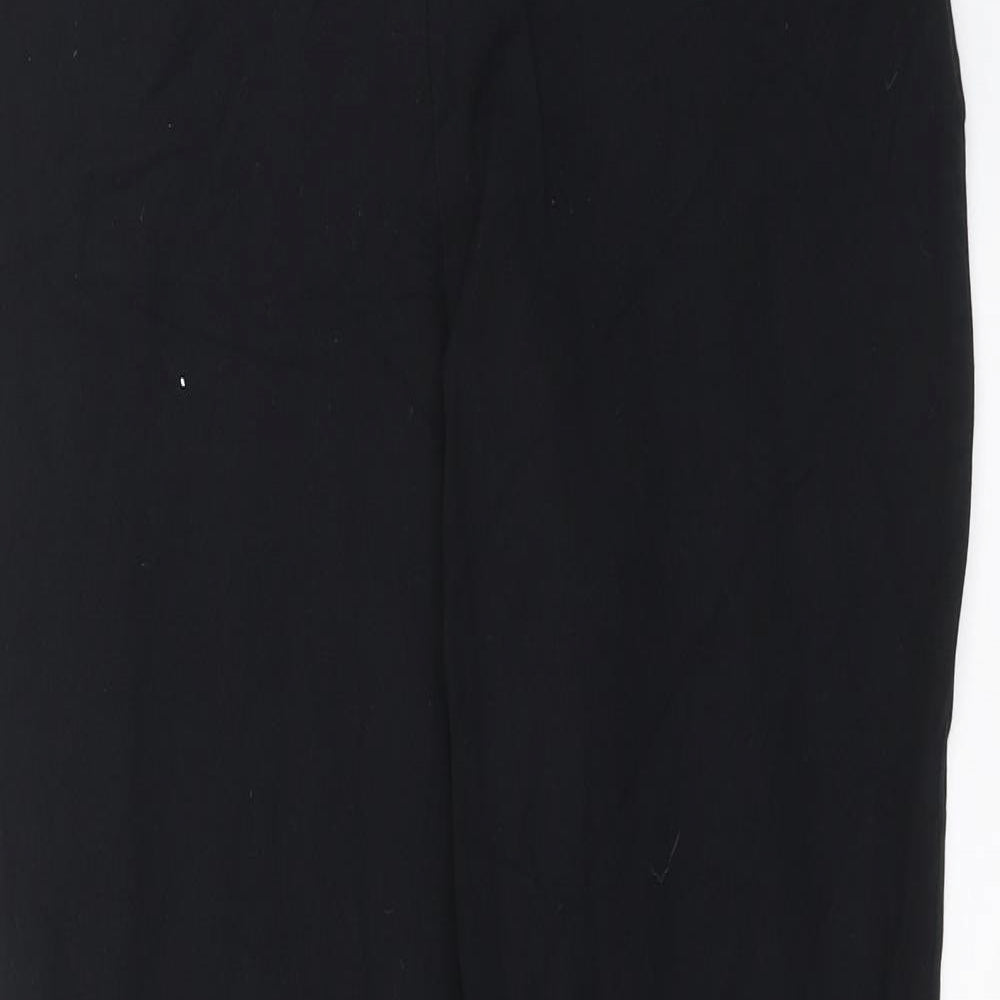The White Company Womens Black   Trousers  Size 12 L30 in