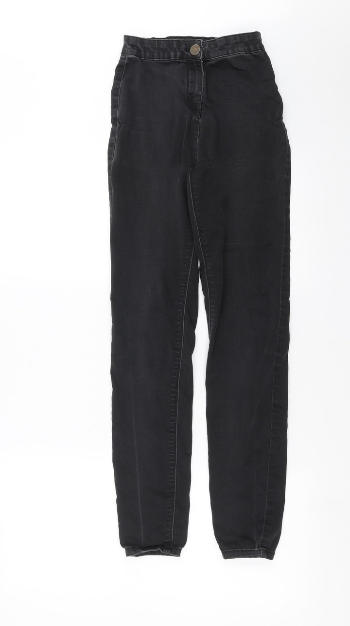 Matalan Womens Grey Denim Skinny Jeans Size 8 L28 in