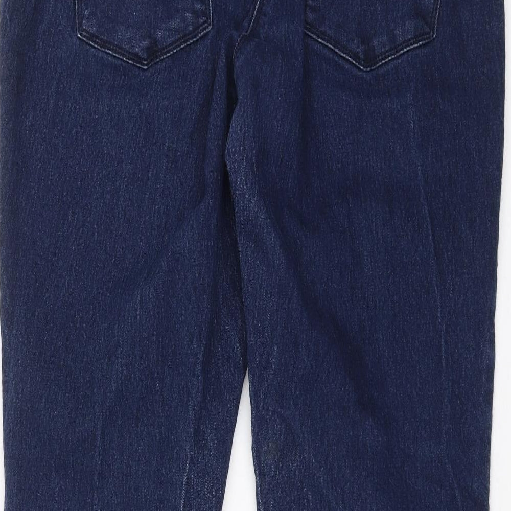 Debenhams Womens Blue  Denim Bootcut Jeans Size 16 L27 in - short Leg