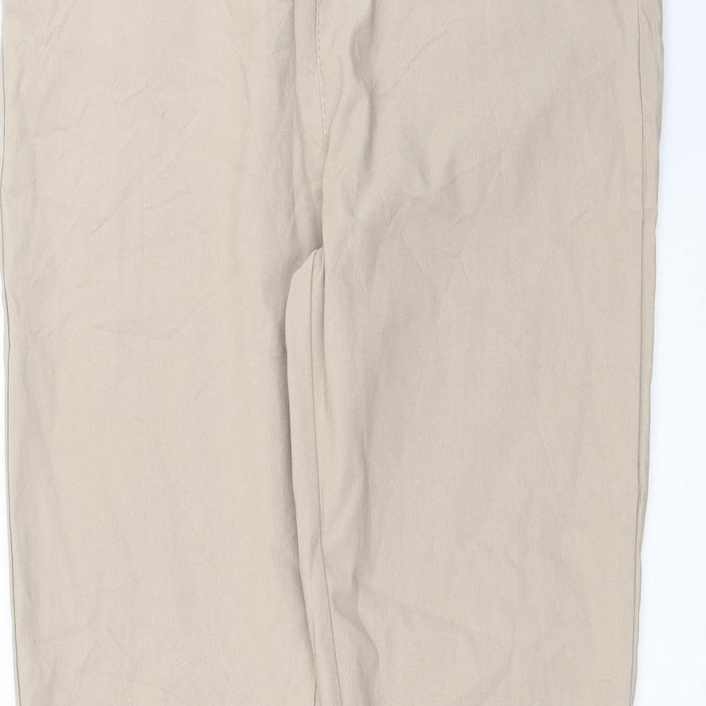 Freequent Womens Beige   Trousers  Size 2XL L32 in