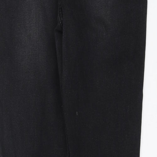 Studio Denim Womens Black  Denim Skinny Jeans Size 12 L28 in