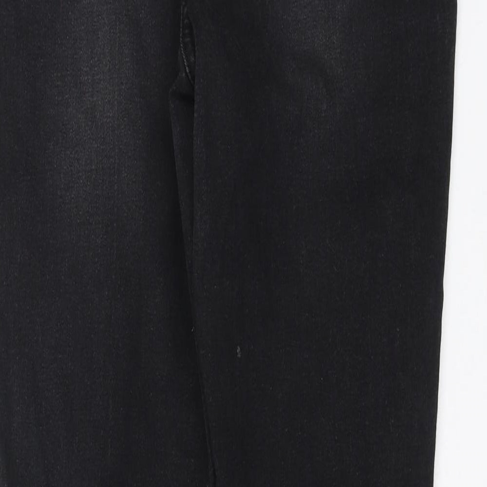 Studio Denim Womens Black  Denim Skinny Jeans Size 12 L28 in