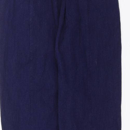 British india Womens Blue   Trousers  Size 30 in L25 in