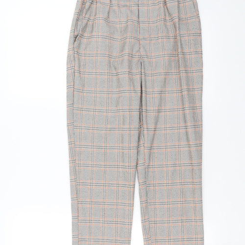 Hound Womens Black Houndstooth  Trousers  Size M L24 in