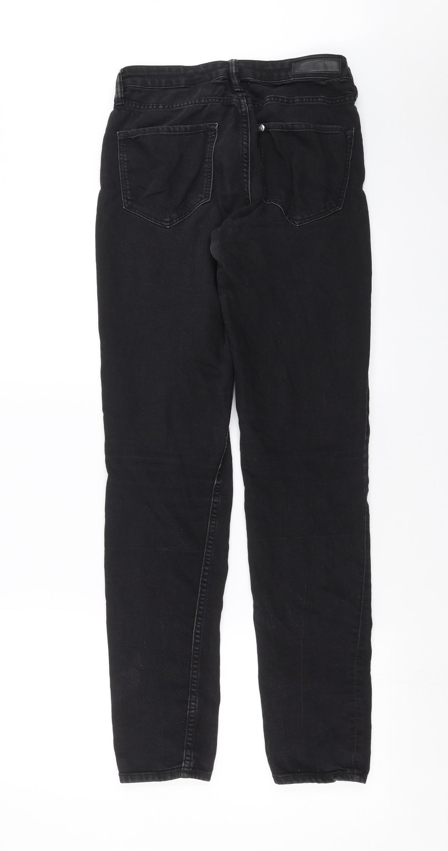 H&M Womens Black  Denim Skinny Jeans Size 27 in L31 in
