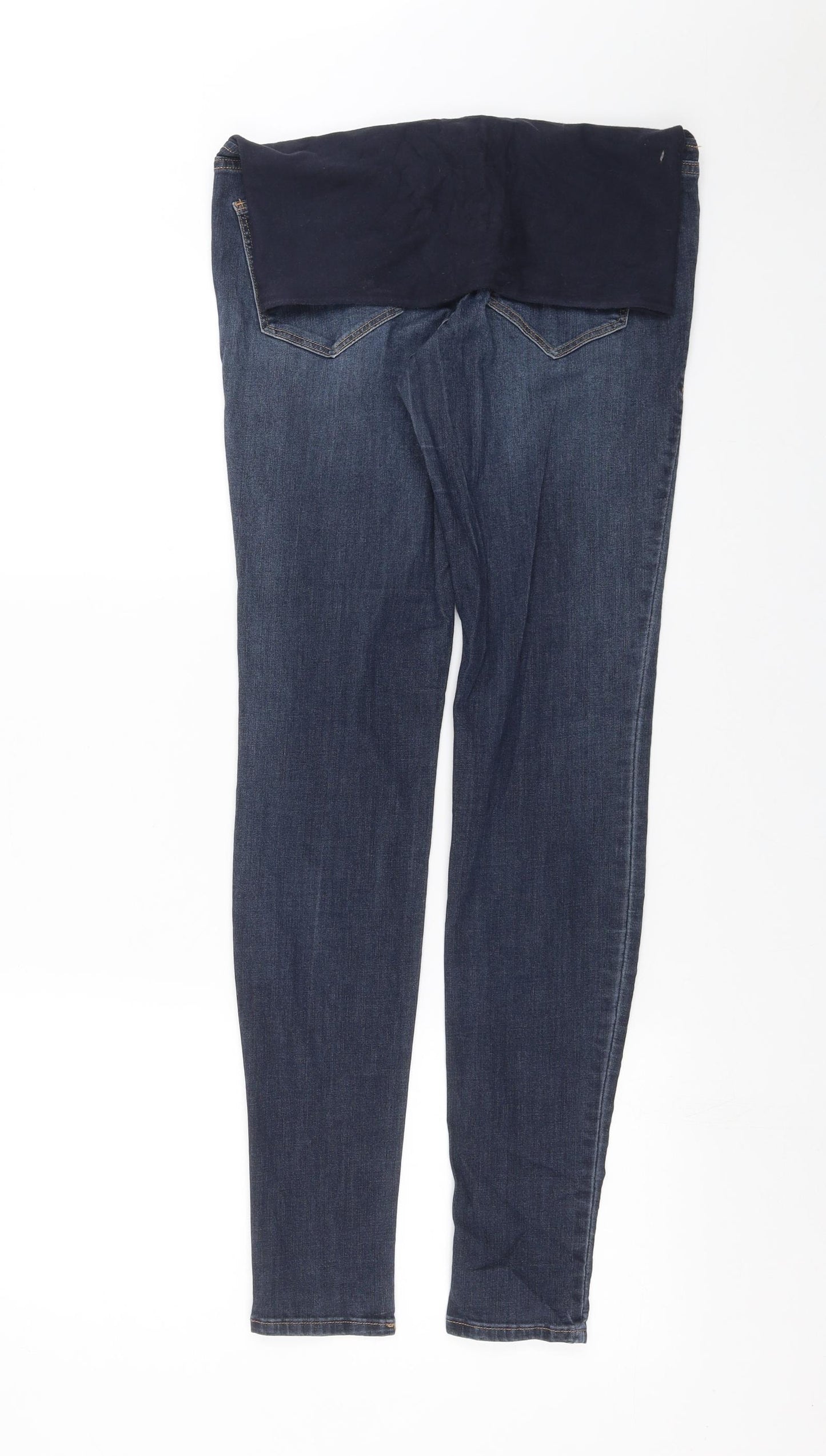 H&M Womens Blue  Denim Skinny Jeans Size 8 L29 in