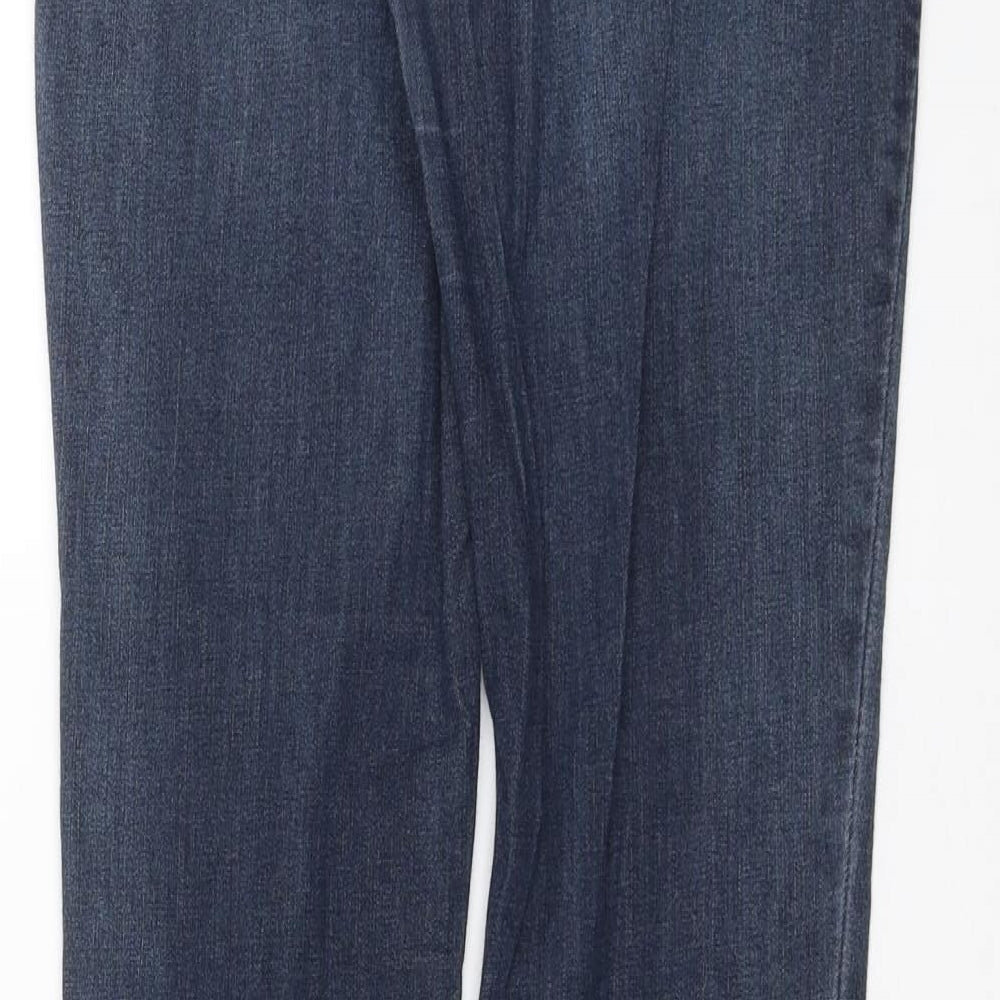 H&M Womens Blue  Denim Skinny Jeans Size 8 L29 in