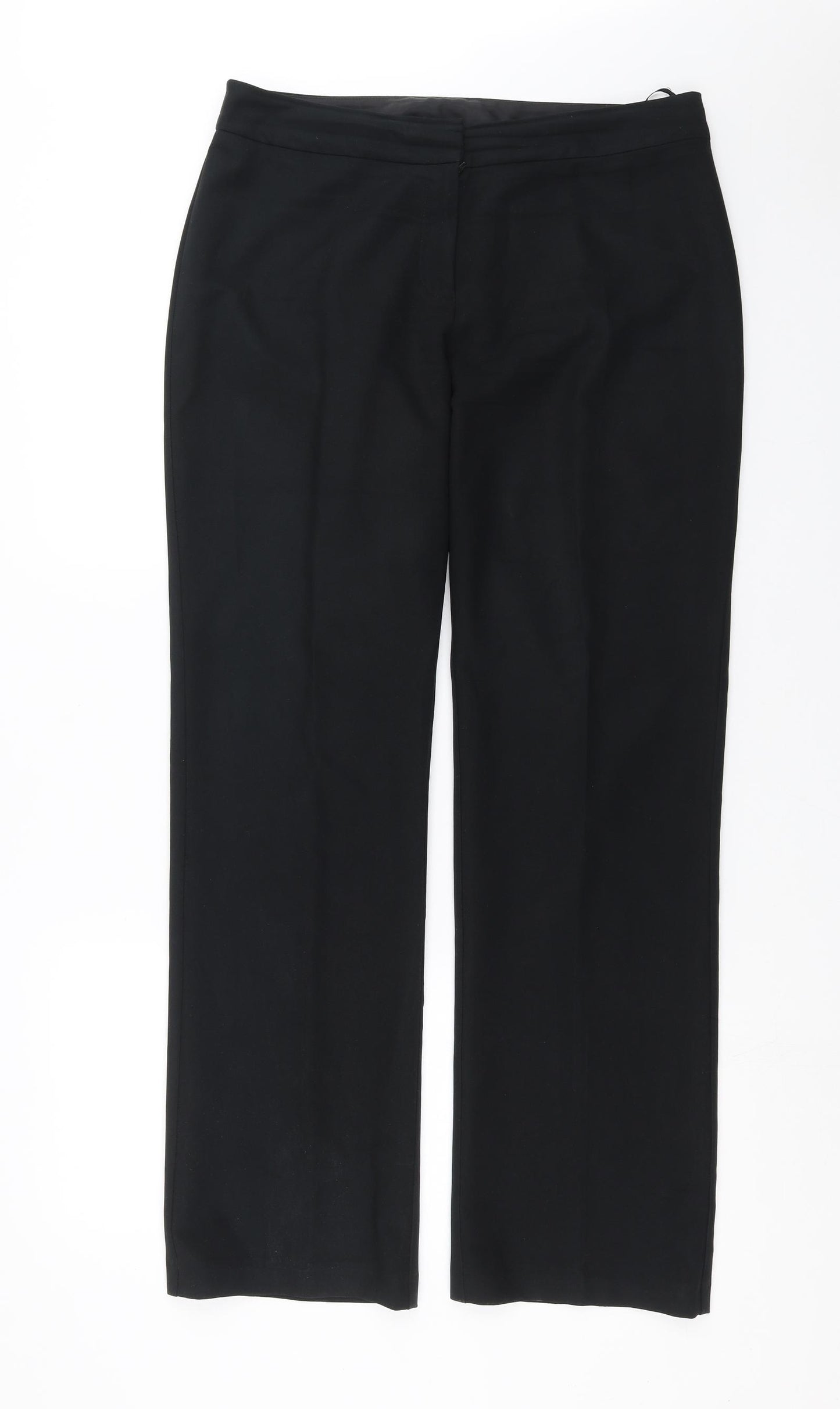 BHS Womens Black   Trousers  Size 12 L31 in