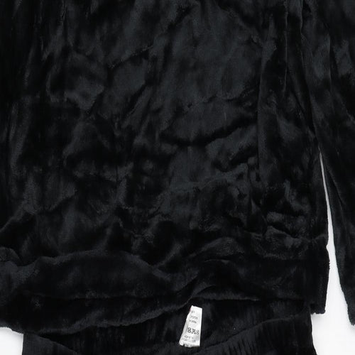 City Comfort Womens Black Solid  Top Pyjama Set Size 20  - Tres Chic