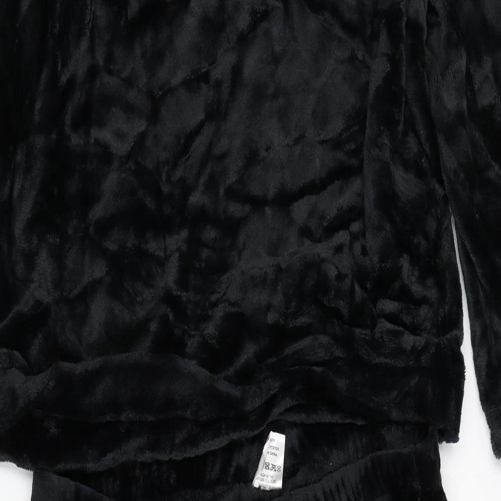 City Comfort Womens Black Solid  Top Pyjama Set Size 20  - Tres Chic