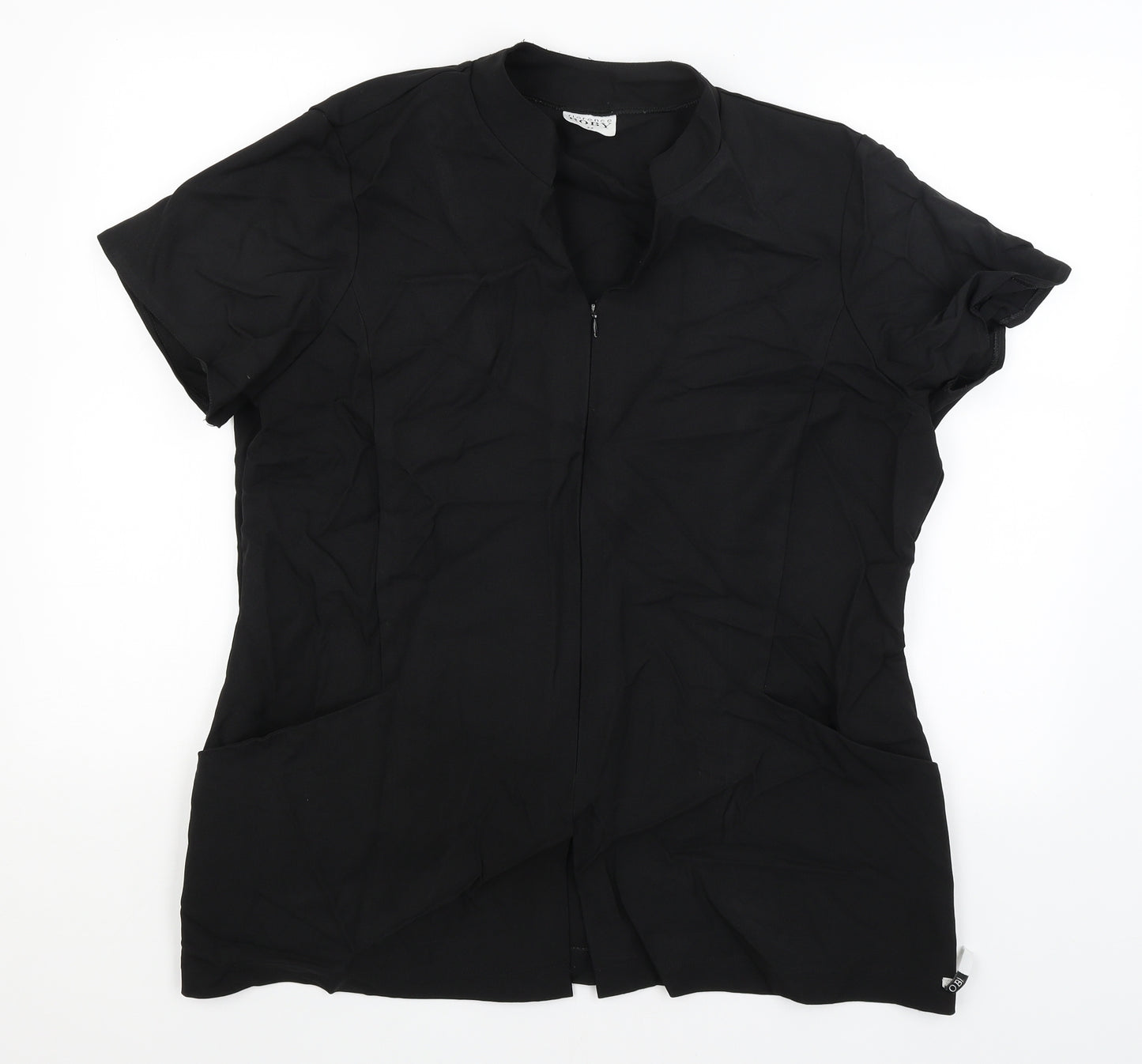 Florence Roby Womens Black   Jacket Blazer Size 22