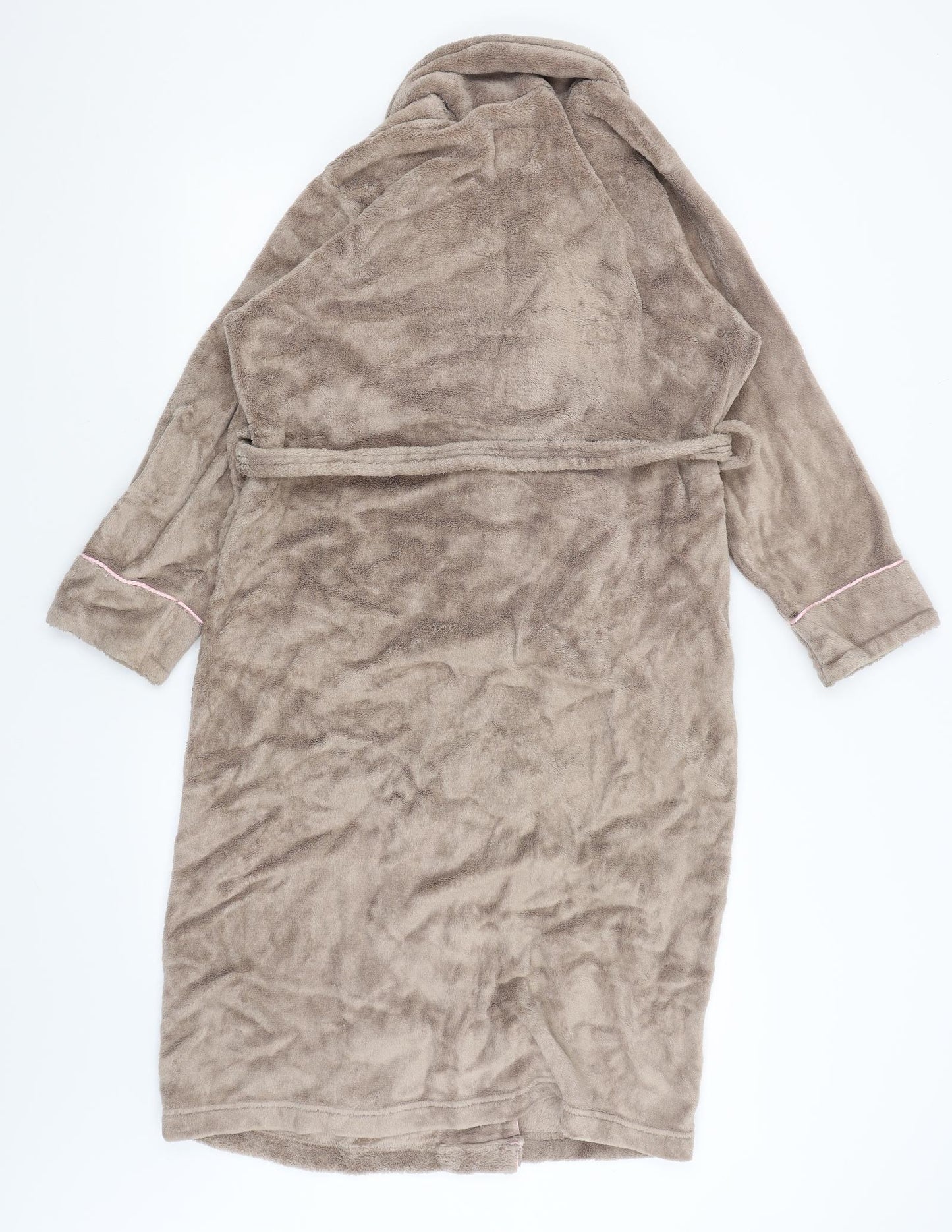Love to Lounge Womens Brown Solid  Kimono Gown Size 6