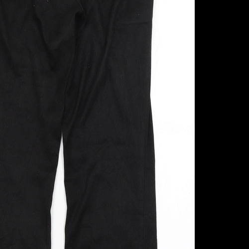 NEXT Womens Black   Trousers  Size 14 L26.5 in