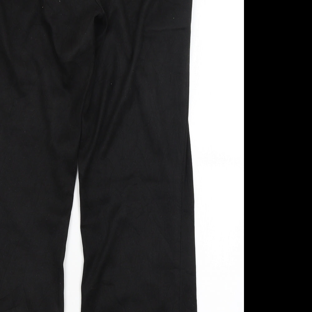 NEXT Womens Black   Trousers  Size 14 L26.5 in