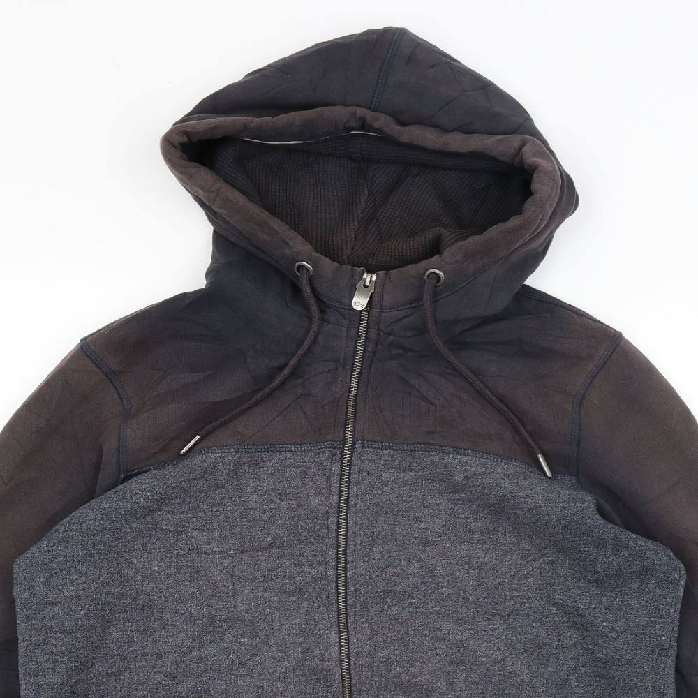 Fat Face Mens Blue   Full Zip Hoodie Size M