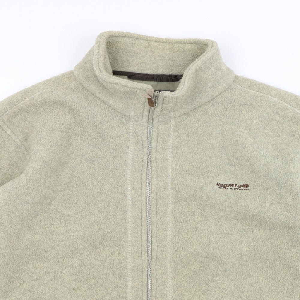 Regatta Mens Green   Full Zip Jumper Size M