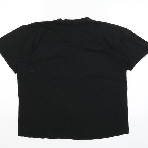 Pretty Little Thing Womens Black   Basic T-Shirt Size M