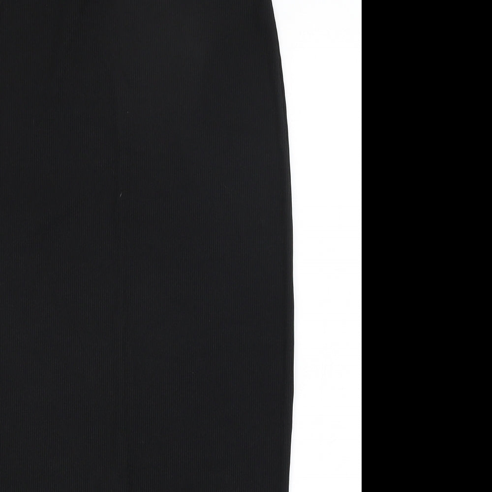 Boohoo Womens Black   Straight & Pencil Skirt Size 6