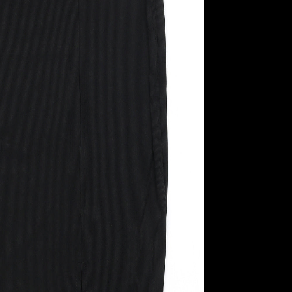 Boohoo Womens Black   Straight & Pencil Skirt Size 6
