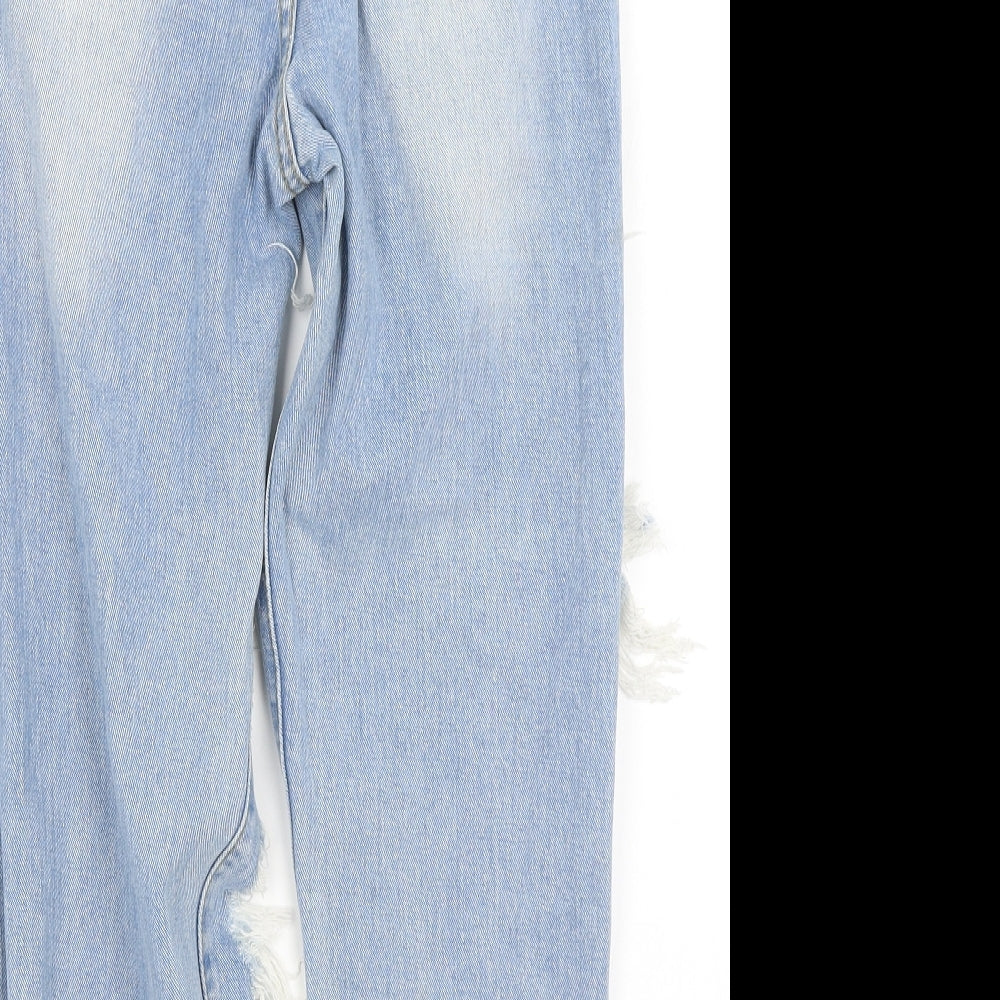 Momokrom Womens Blue   Mom Jeans Size 8 L24 in