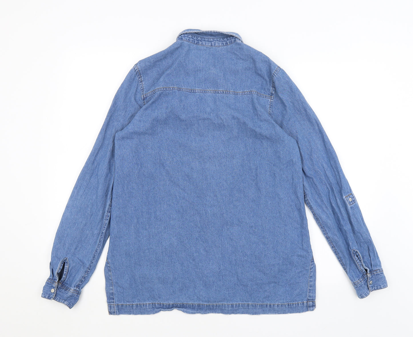 River Island Womens Blue   Basic Button-Up Size 10