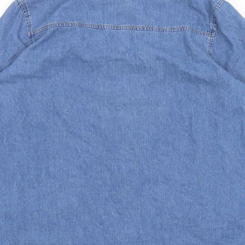 River Island Womens Blue   Basic Button-Up Size 10