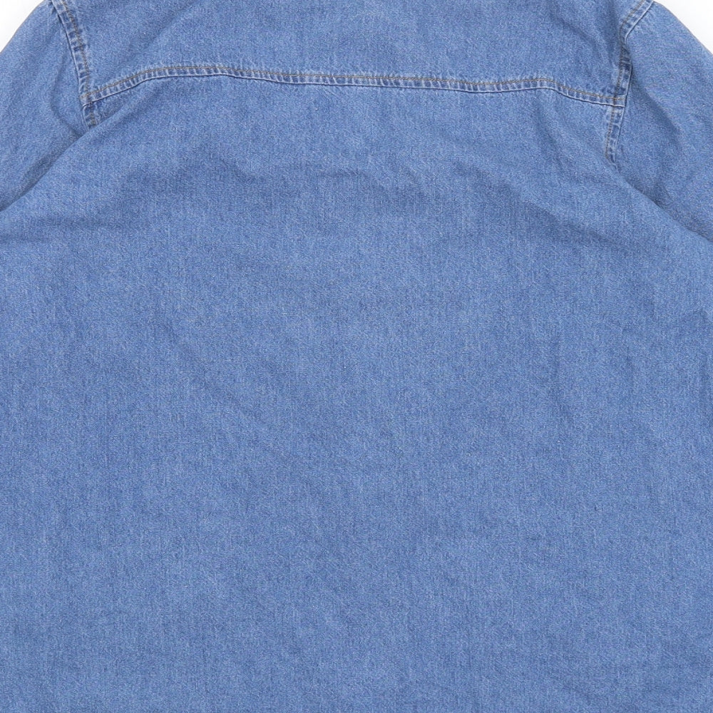 River Island Womens Blue   Basic Button-Up Size 10