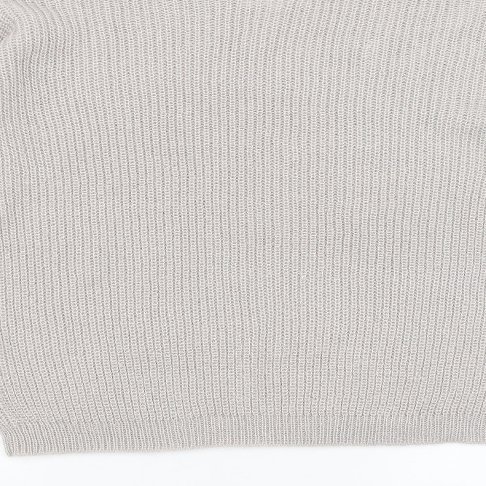 Missguided Womens Grey   Pullover Jumper Size 10
