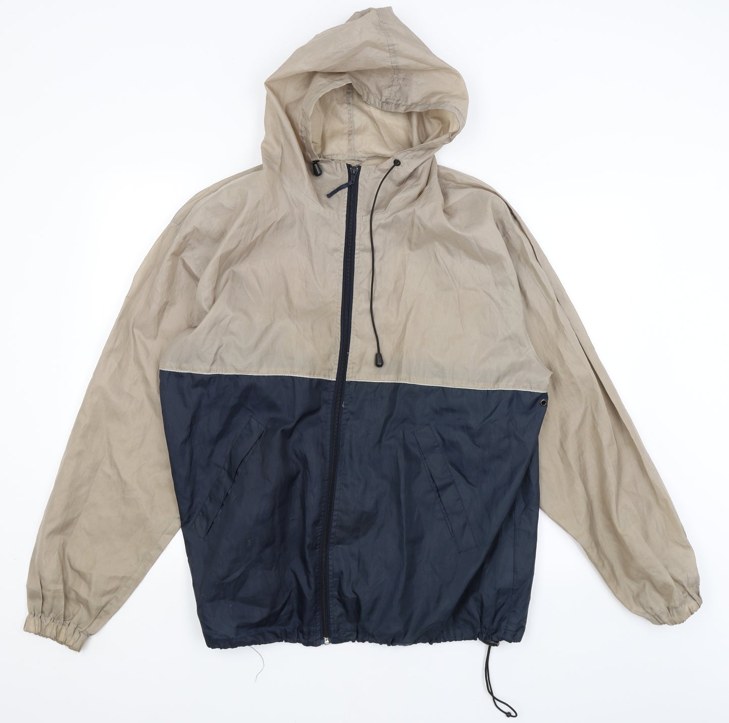 Carry Kag Mens Beige   Rain Coat Coat Size M