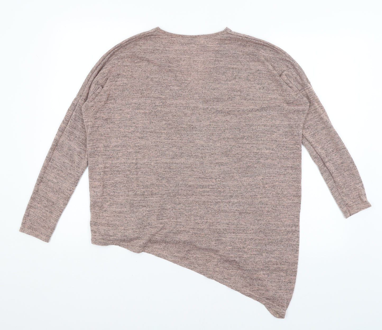 Glamour Babe Womens Pink   Pullover Jumper Size L