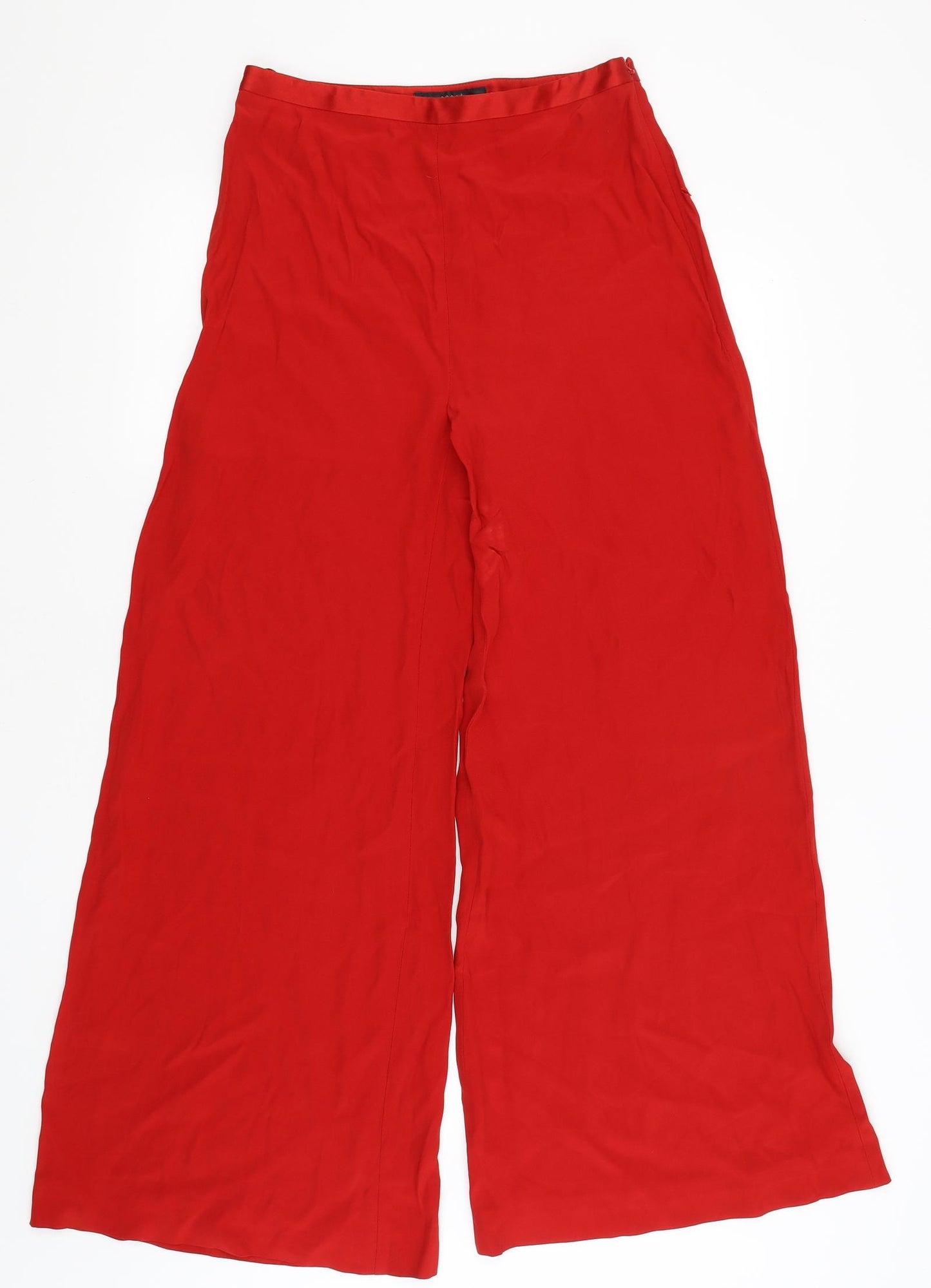 Coast Womens Red   Trousers  Size 8 L30 in